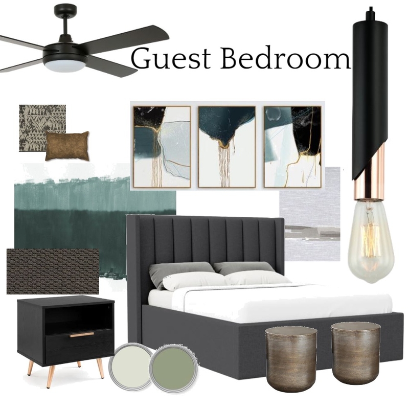 Guest Bedroom Mood Board by DesignbyFussy on Style Sourcebook