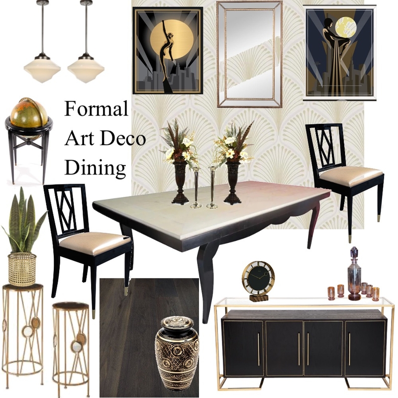 Art Deco Dining Mood Board by Complete Harmony Interiors on Style Sourcebook