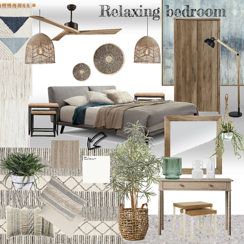 Relaxing bedroom Mood Board by ALEXIA VRONTELI Interior + Design on Style Sourcebook
