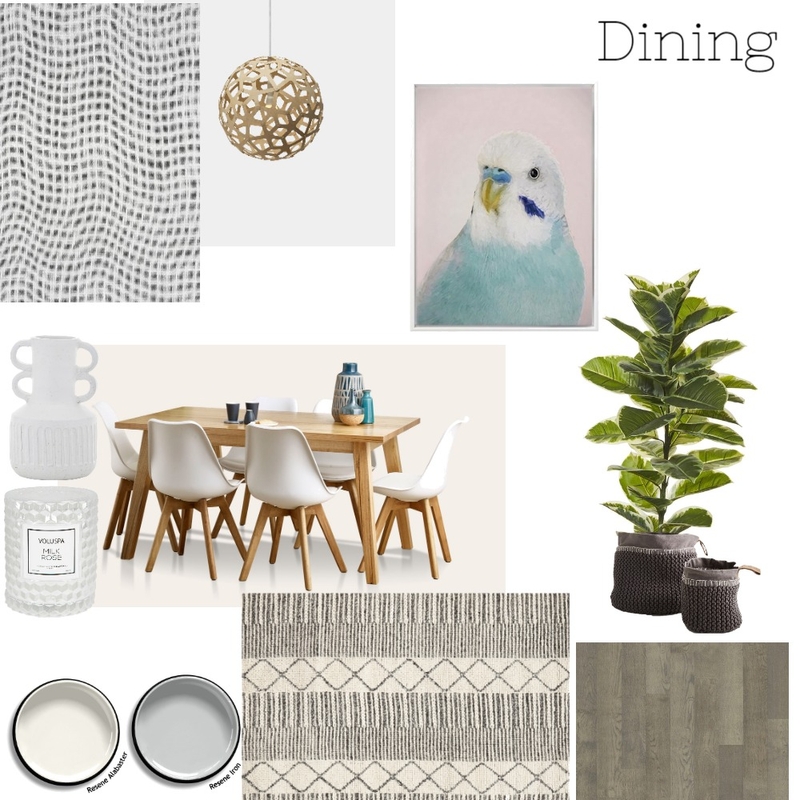 Module 9 Dining Room Mood Board by Homescene Journal on Style Sourcebook