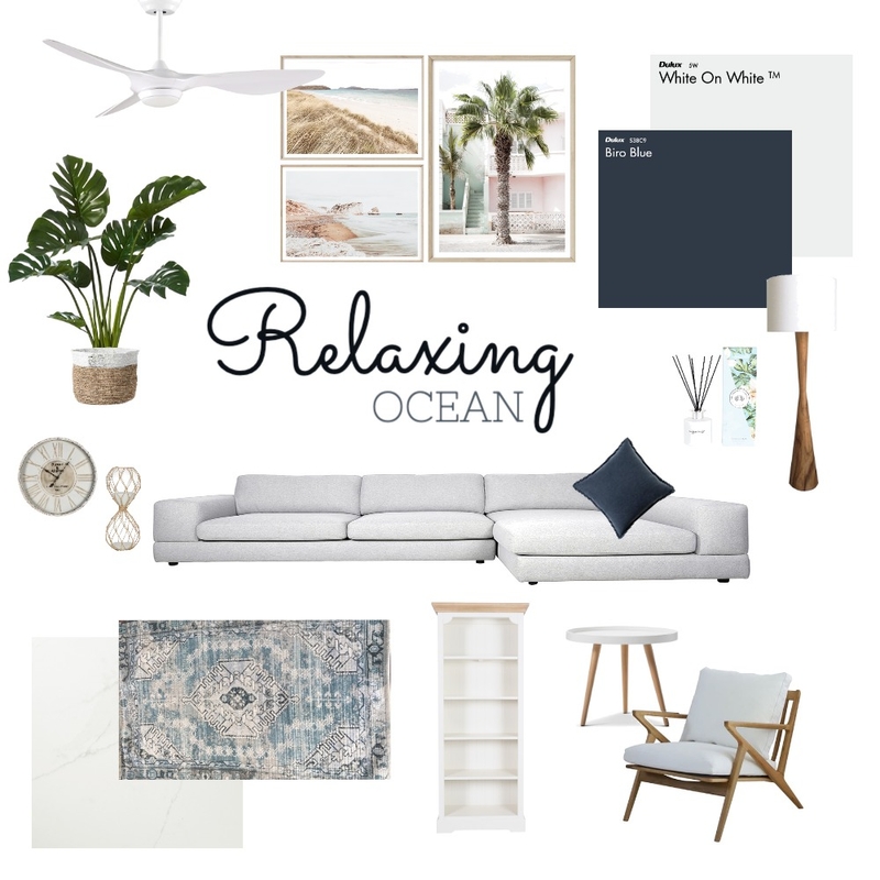 Relaxing Ocean Mood Board by Steszcz on Style Sourcebook