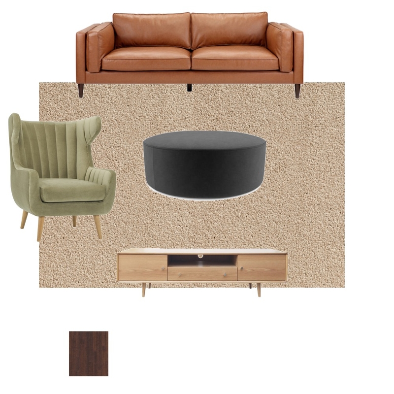 Olive chair + charcoal ottoman Mood Board by JTran on Style Sourcebook