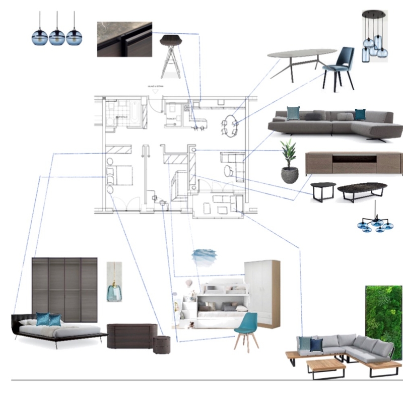 Positioning of furniture in the appartment Mood Board by Simona Jack on Style Sourcebook