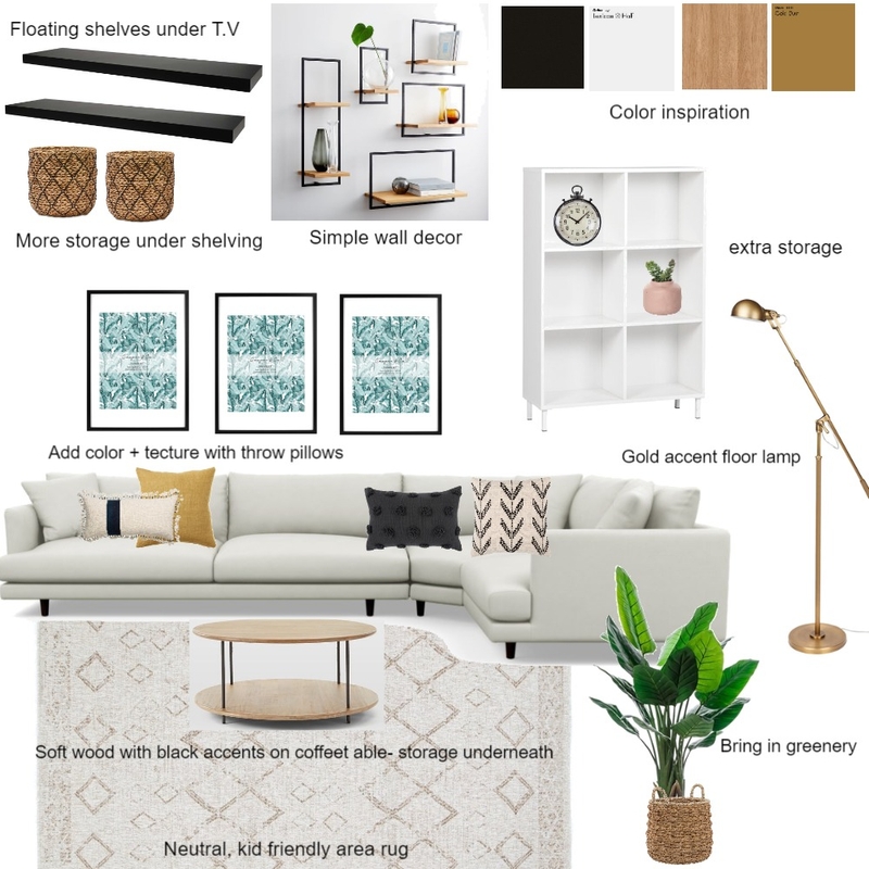 Melissa Living Room Mood Board by Arobison on Style Sourcebook