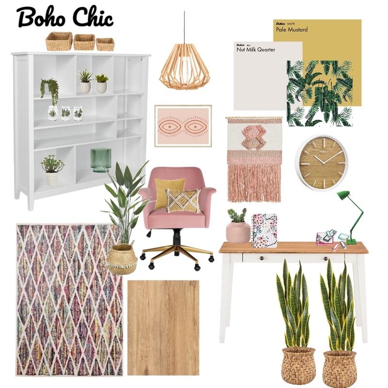 Bohemian Mood Board by Desire Design House on Style Sourcebook