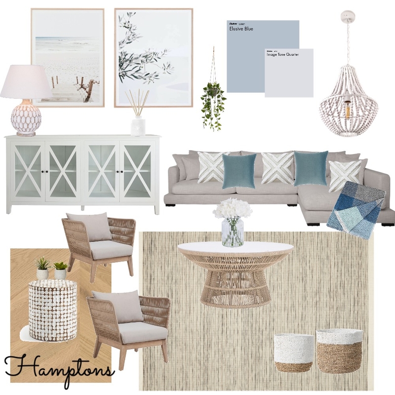 Hamptons Mood Board Mood Board by Desire Design House on Style Sourcebook