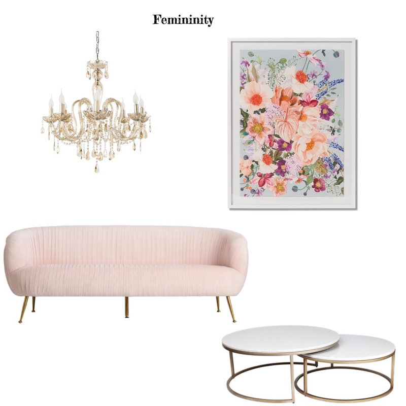 Femininity Mood Board by Desire Design House on Style Sourcebook