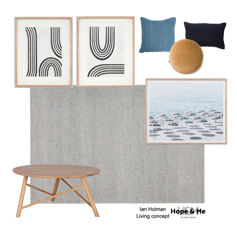 Ian Holman Living Mood Board by Hope & Me Interiors on Style Sourcebook