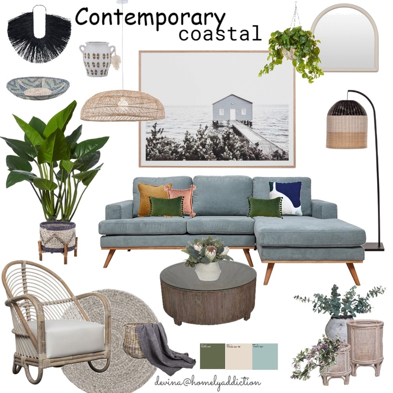 Coastal contemporary Mood Board by HomelyAddiction on Style Sourcebook