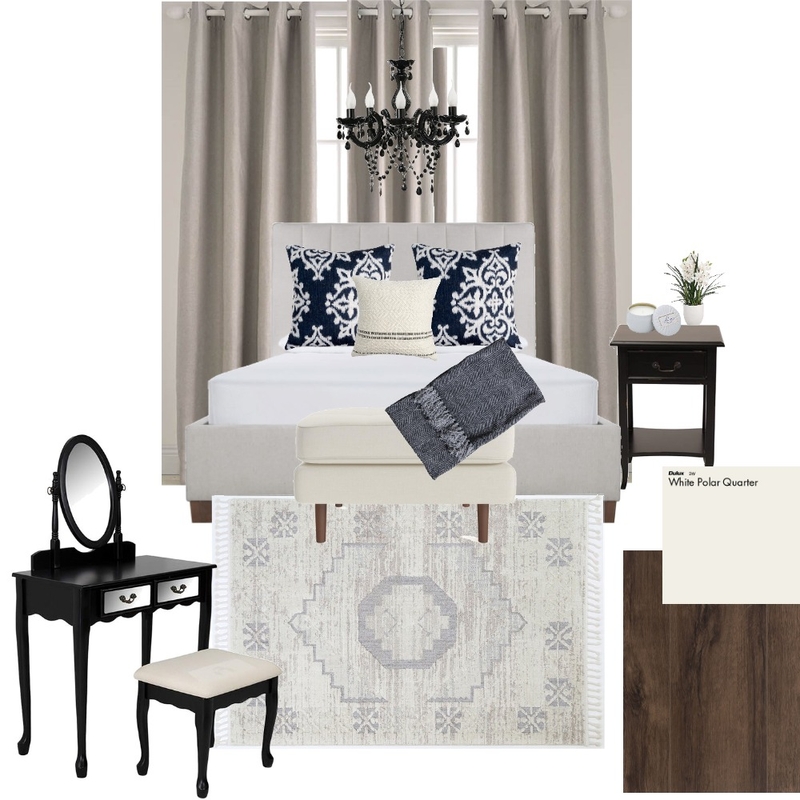 Contemporary Bedroom Mood Board by Alexis Gillies Interiors on Style Sourcebook