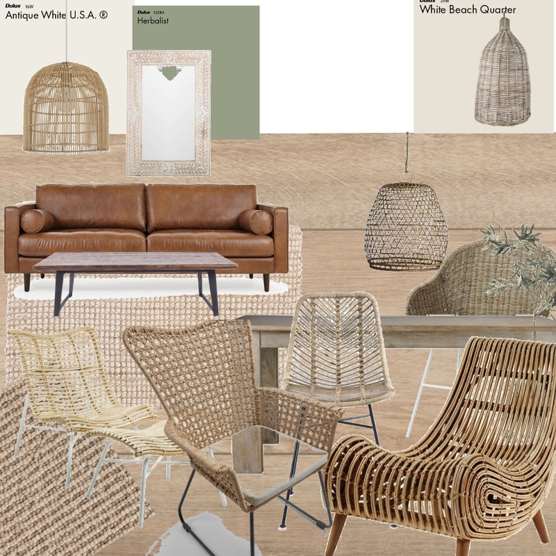 Rattan_Leather Mood Board by Sunny_Interior on Style Sourcebook