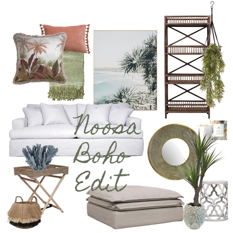 Noosa Boho Edit Mood Board by Campagne on Style Sourcebook