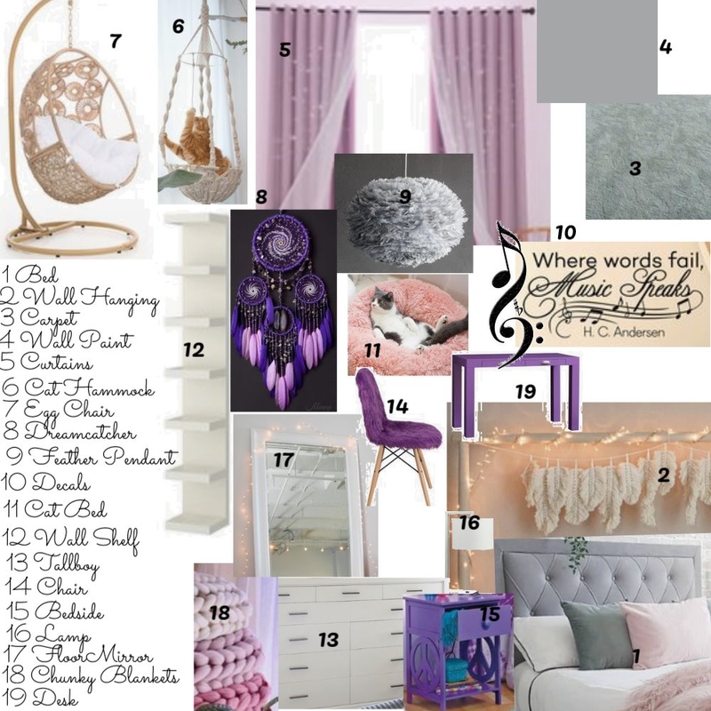 Lees Bedroom Module 10 Mood Board by allison61 on Style Sourcebook