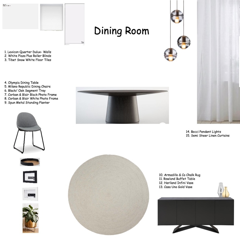 Dining Room Mood Board by studio38interiors on Style Sourcebook