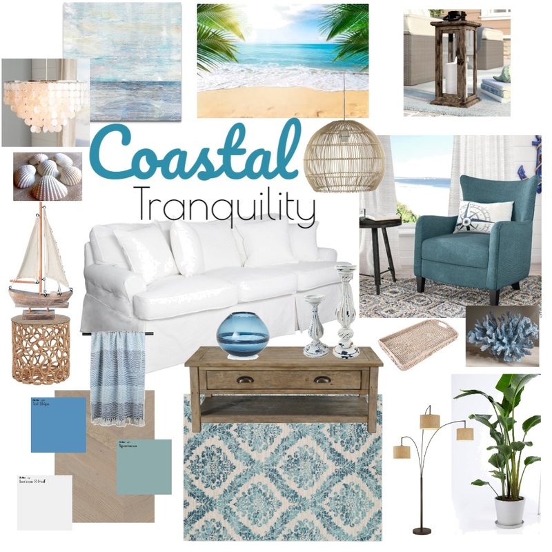 Coastal Tranquility Mood Board by wh08tara on Style Sourcebook