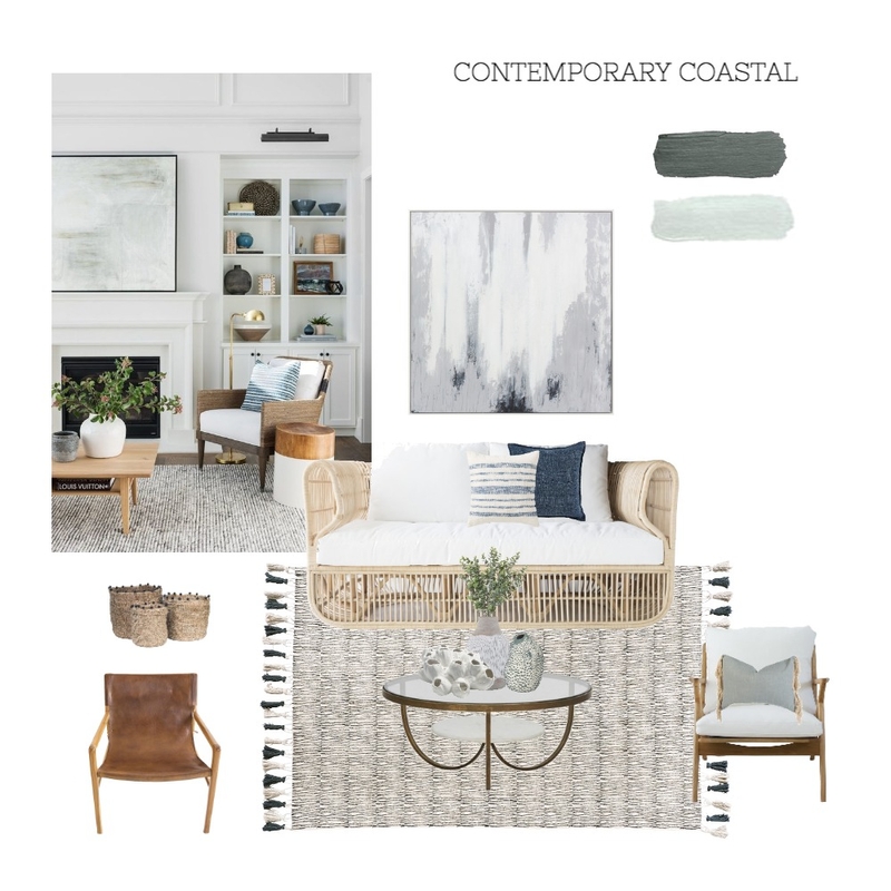 Contemporary coastal Mood Board by Laurén Interiors on Style Sourcebook