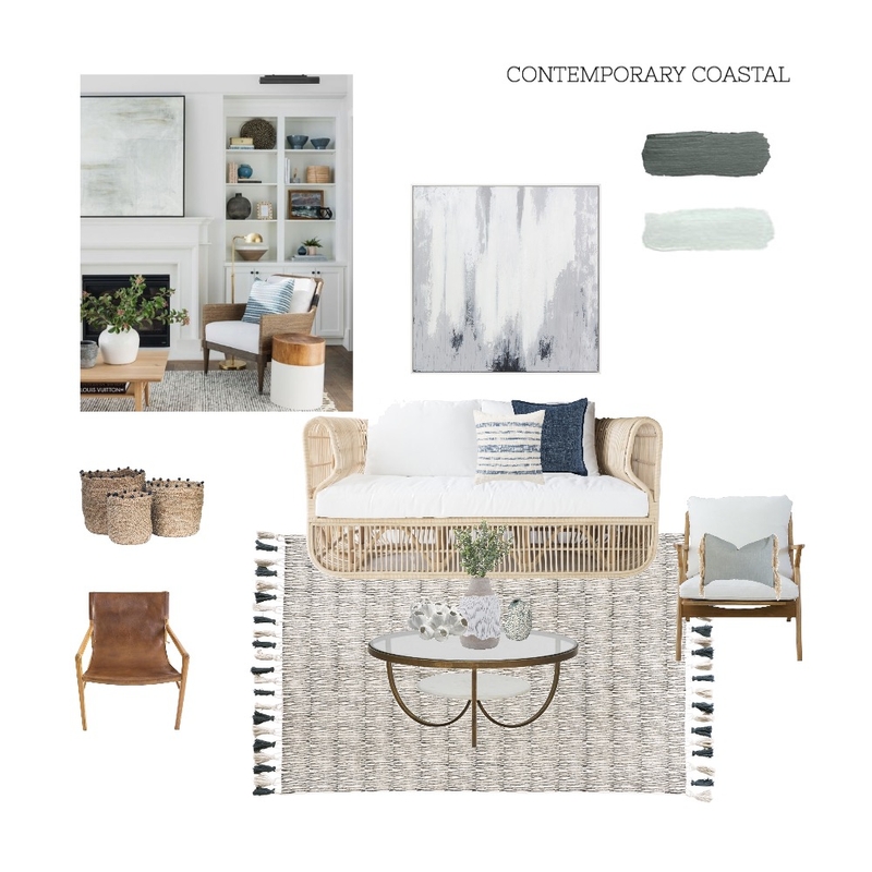Contemporary Coastal version 2 Mood Board by Laurén Interiors on Style Sourcebook
