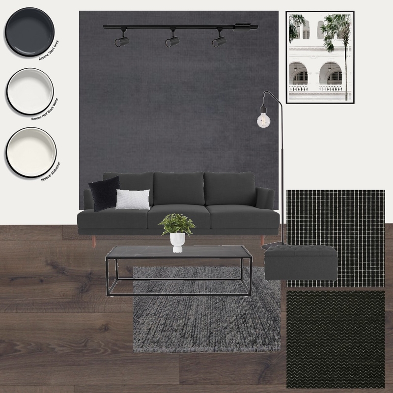 Living BW Mood Board by anitra on Style Sourcebook