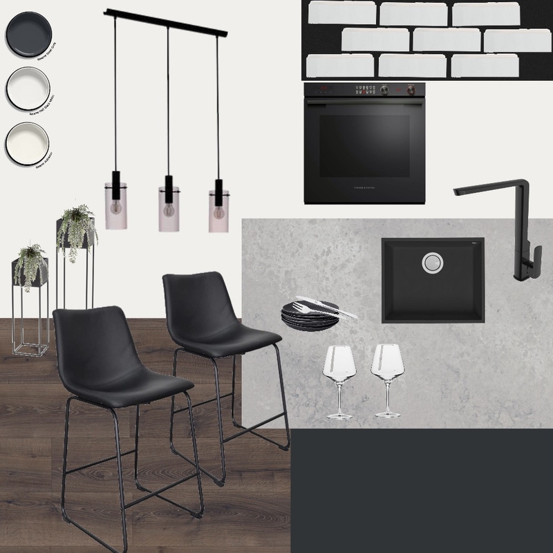 Kitchen BW Mood Board by anitra on Style Sourcebook