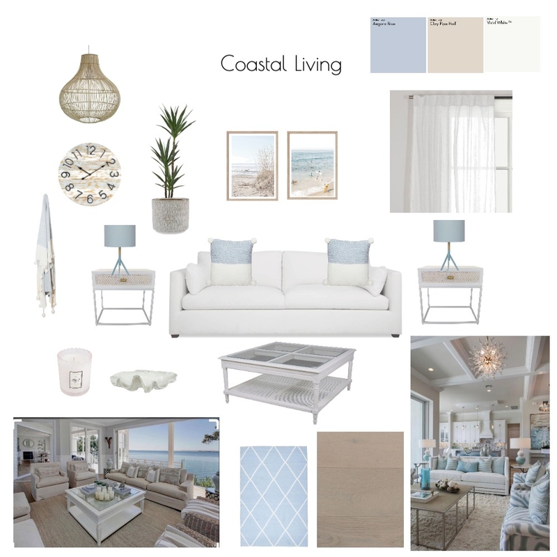 Coastal Living Mood Board by SJW Interiors on Style Sourcebook