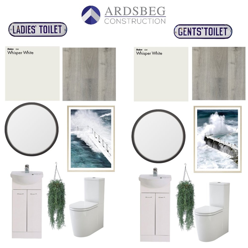 Ardsbeg Toilets Mood Board by Interior Styling on Style Sourcebook