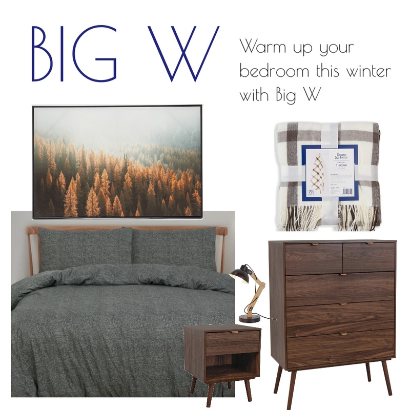 BIGW Warm Winter Room Mood Board by Kohesive on Style Sourcebook