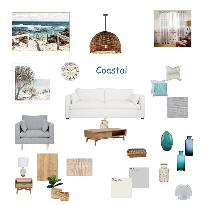 Coastal Calming Influences Mood Board by julie james on Style Sourcebook