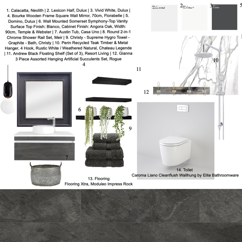 Bathroom SAMPLE Mood Board by brittanyhomannz on Style Sourcebook