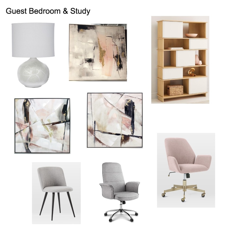 Guest Bedroom & Study Mood Board by smuk.propertystyling on Style Sourcebook