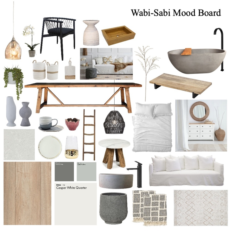 Wabi Sabi Mood Board by eleanaws on Style Sourcebook