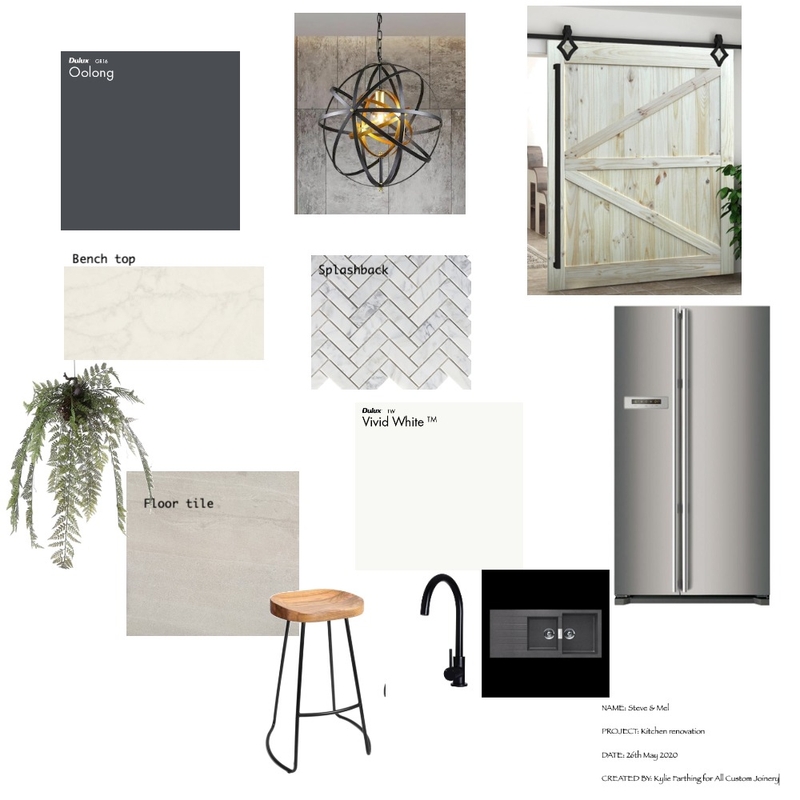 Industrial Kitchen Mood Board by AllCustomJoinery on Style Sourcebook