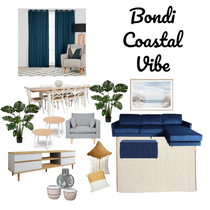 Bondi Coastal Vibe Mood Board by Living Style Design on Style Sourcebook