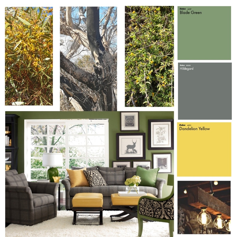 Nature Inspired Living Mood Board by christina_helene designs on Style Sourcebook