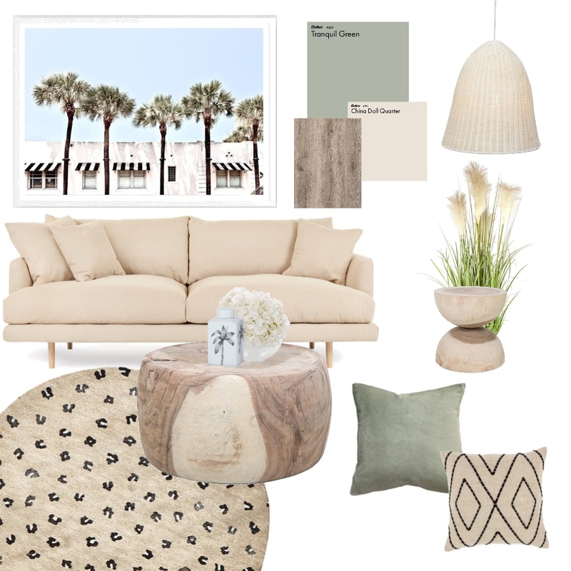Palms and Pampas Mood Board by Celineedendesigns on Style Sourcebook