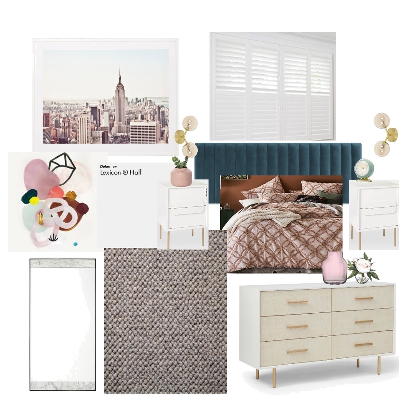 Main bedroom Mood Board by Melissa Gullifer on Style Sourcebook
