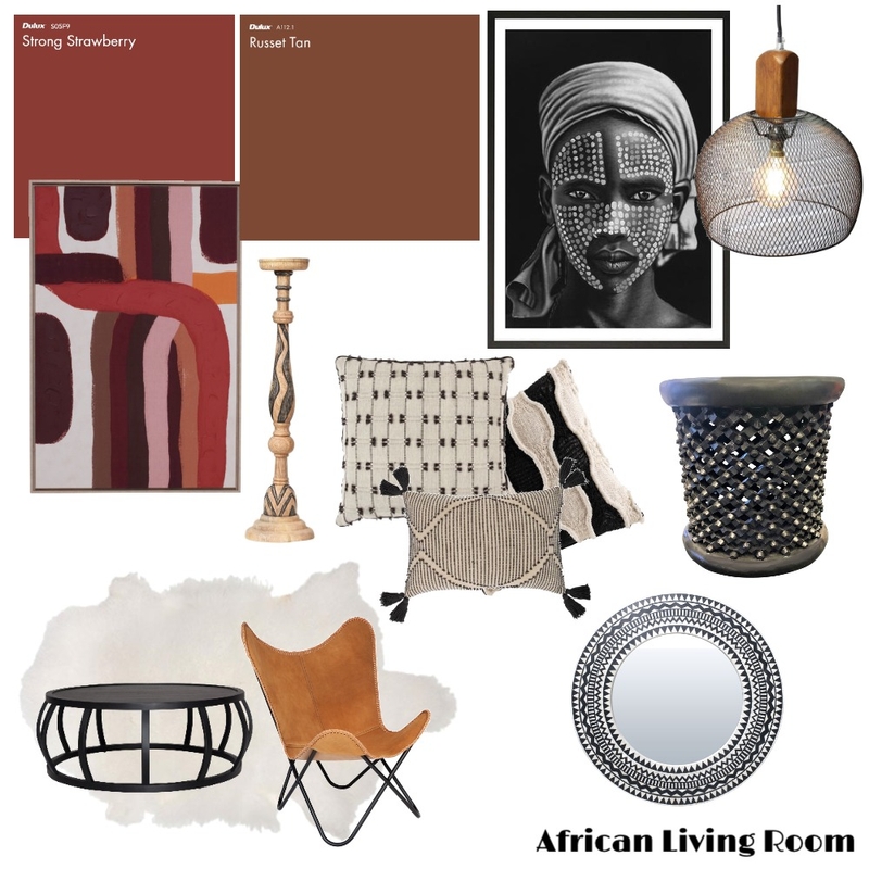 African Mood Board Mood Board by annawalker on Style Sourcebook