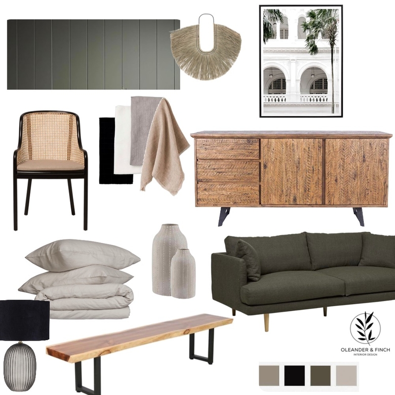 Plantation palette Mood Board by Oleander & Finch Interiors on Style Sourcebook