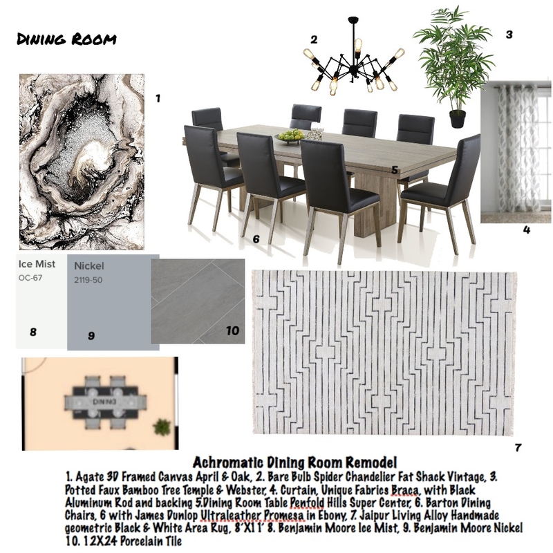 Dining Room Mood Board by NancyBurton on Style Sourcebook