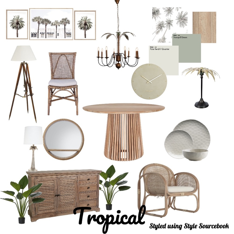 Tropical Mood Board by Krystelle on Style Sourcebook