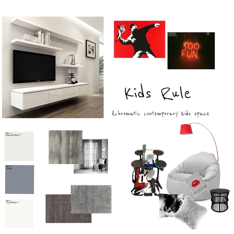 kids space Mood Board by tbrack on Style Sourcebook