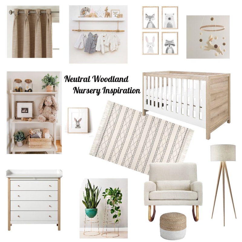 Woodland Nursery Mood Board by Andonia Interior Design on Style Sourcebook