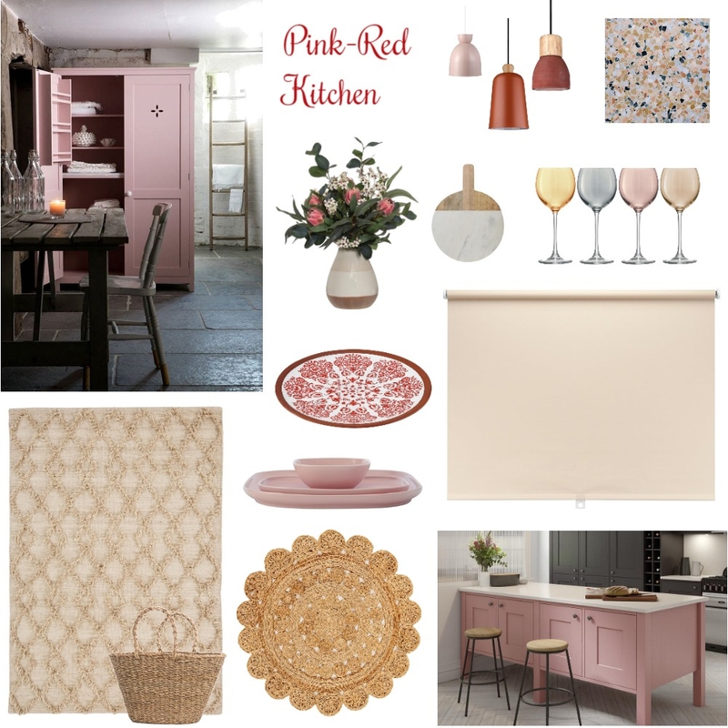 PINK-RED KITCHEN Mood Board by missmarple on Style Sourcebook