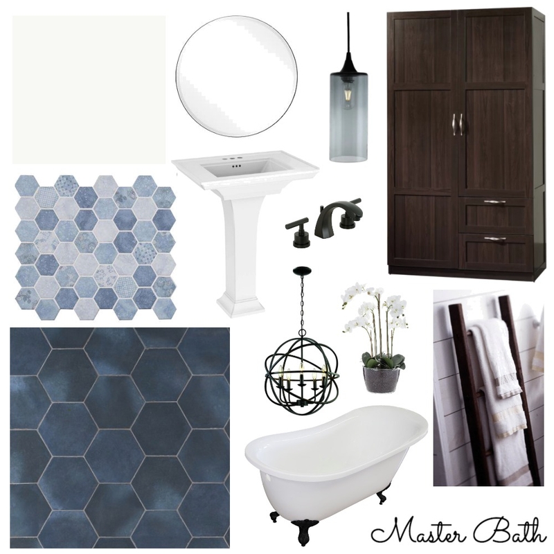 Master Bath. Michel Mood Board by DANIELLE'S DESIGN CONCEPTS on Style Sourcebook