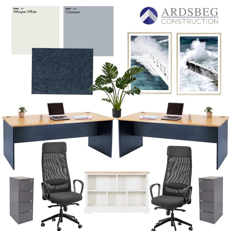 Ardsbeg Office 2 Mood Board by Interior Styling on Style Sourcebook