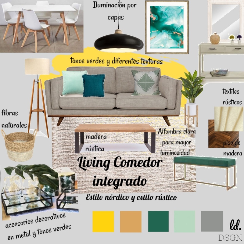 Living and Dining Room MARÍA DE LOURDES DOMATO Mood Board by luli.domato on Style Sourcebook