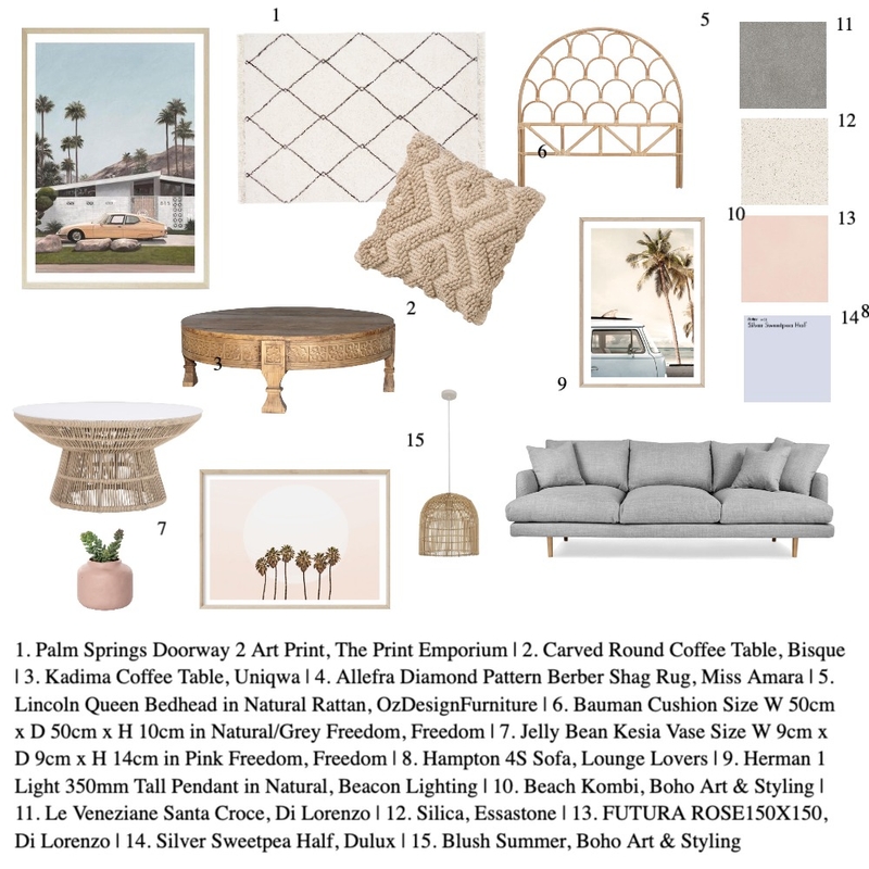 Miami at sunset Mood Board by sandhya_uma@hotmail.com on Style Sourcebook