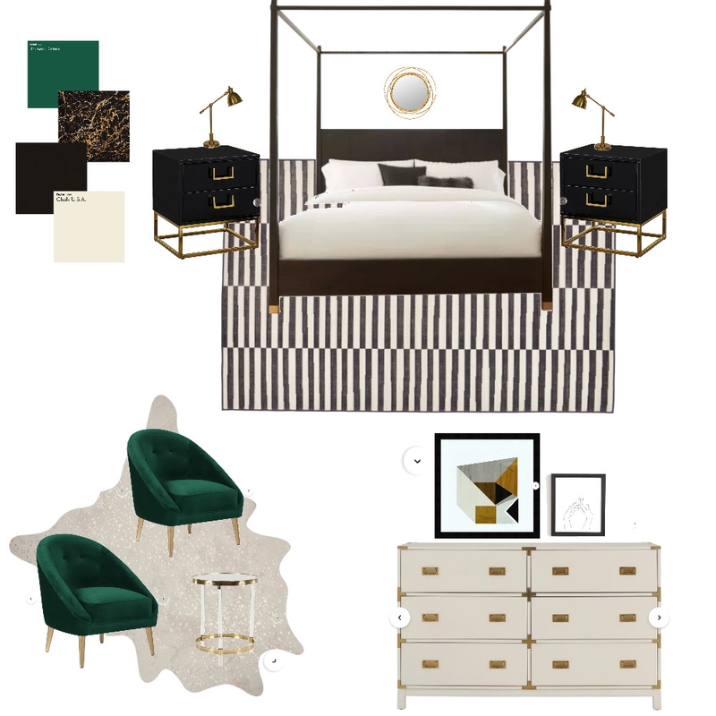 Chic Bedroom Mood Board by nobel home on Style Sourcebook