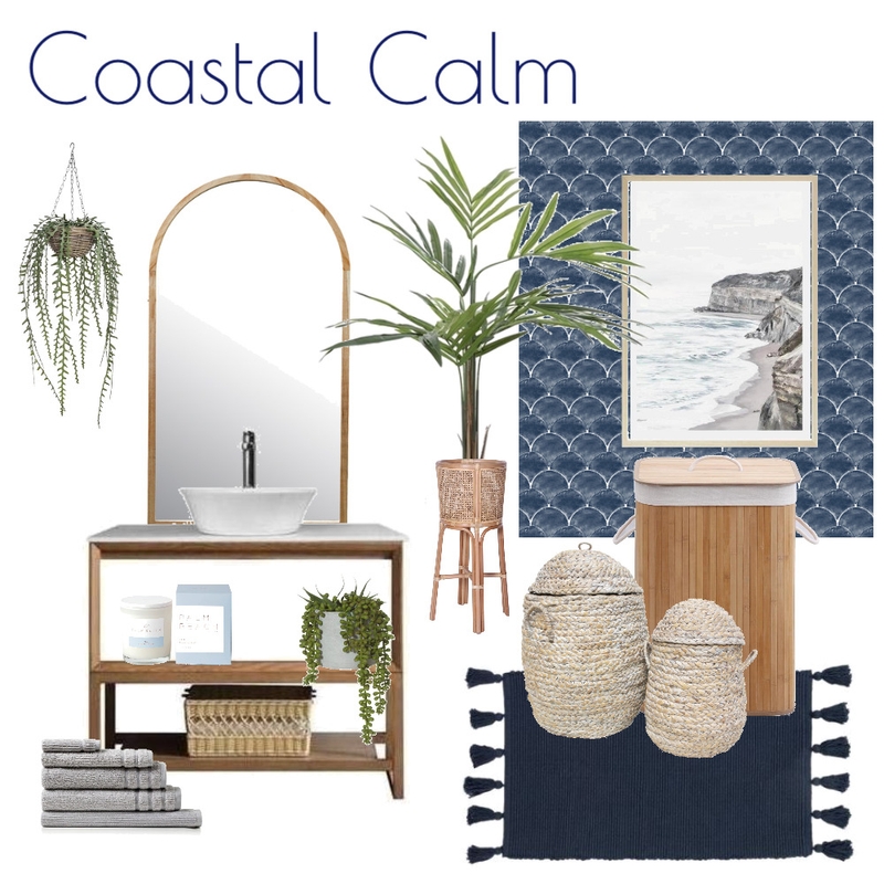 Coastal Calm Bathroom Mood Board by Kohesive on Style Sourcebook