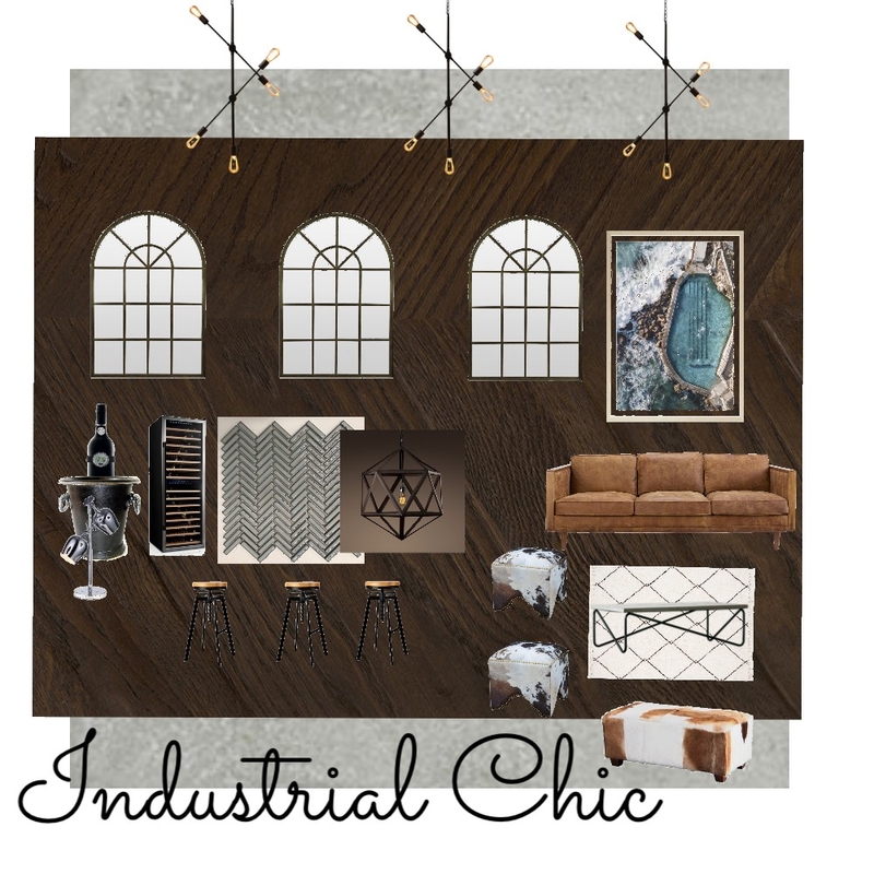 Industrial Chic Mood Board by Tam Nguyen on Style Sourcebook