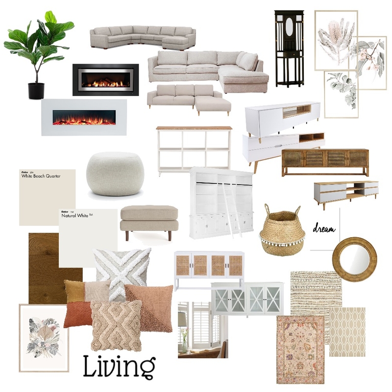 Living Mood Board by amyjc on Style Sourcebook